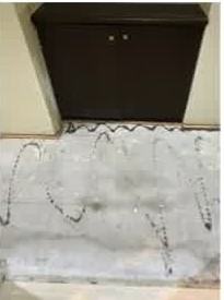事件現場｜玄関前の血液浸透・飛散除去 施工後